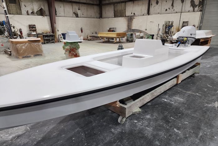 Fin & Feather, flats skiff