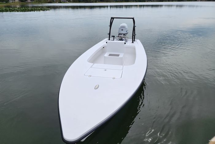 Inshore boat, flats skiff